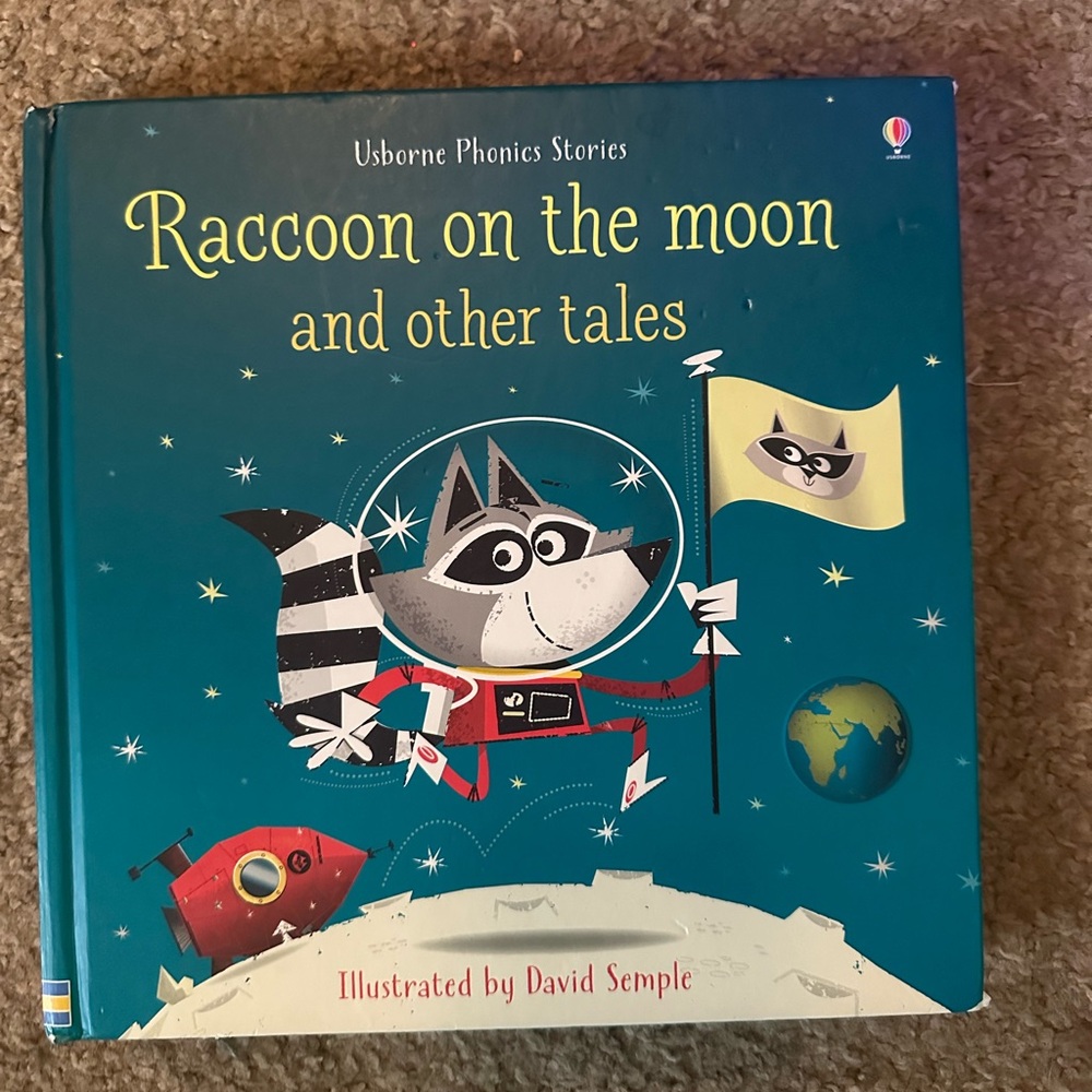 Usborne Raccoon on the Moon Book